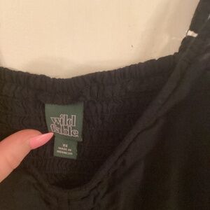 Wild fable black tank top